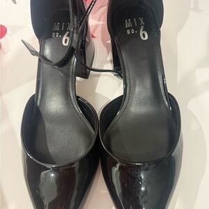 Mix No. 6 Shiny Black Heels